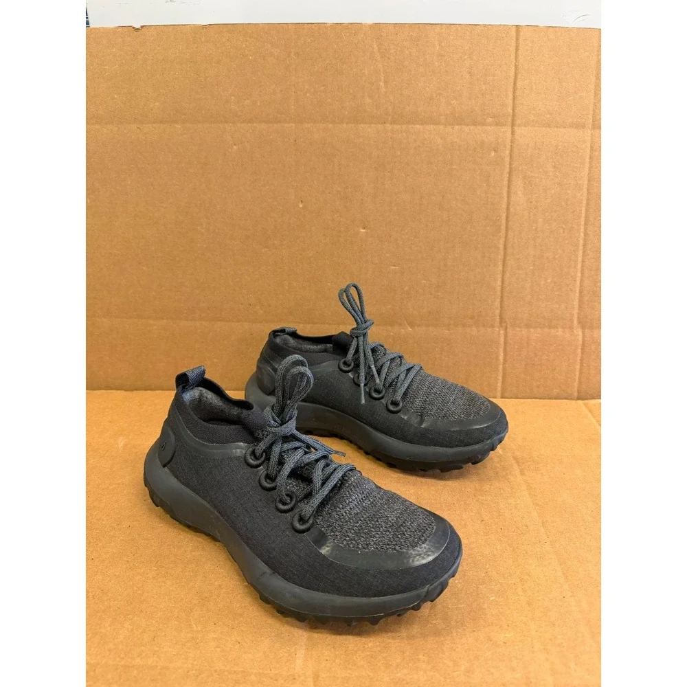 Allbirds Trail Runner Swt Lace Up Sneakers Natural Black Womens Size 8 US